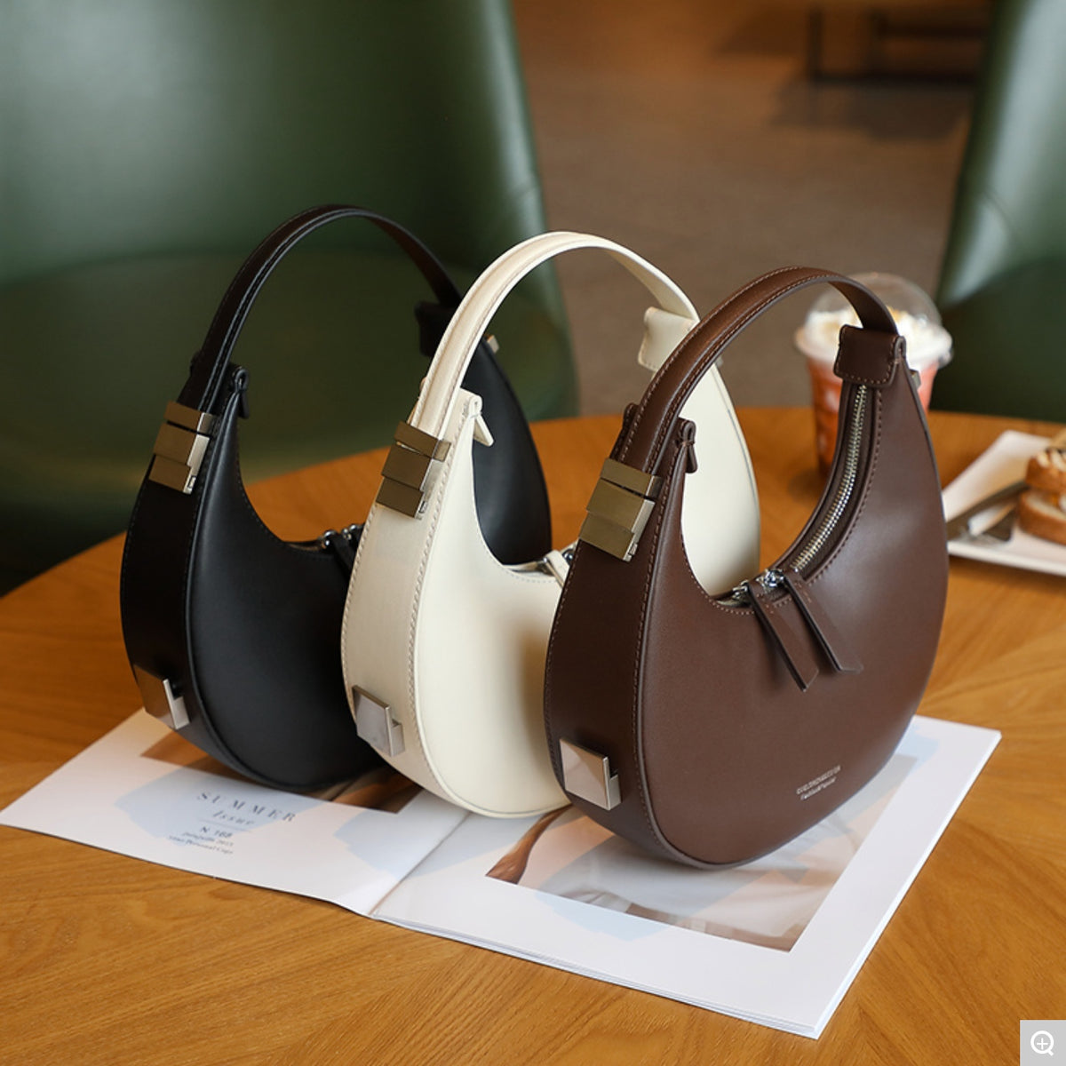 2001 Crescent Bag – Cowhide Leather