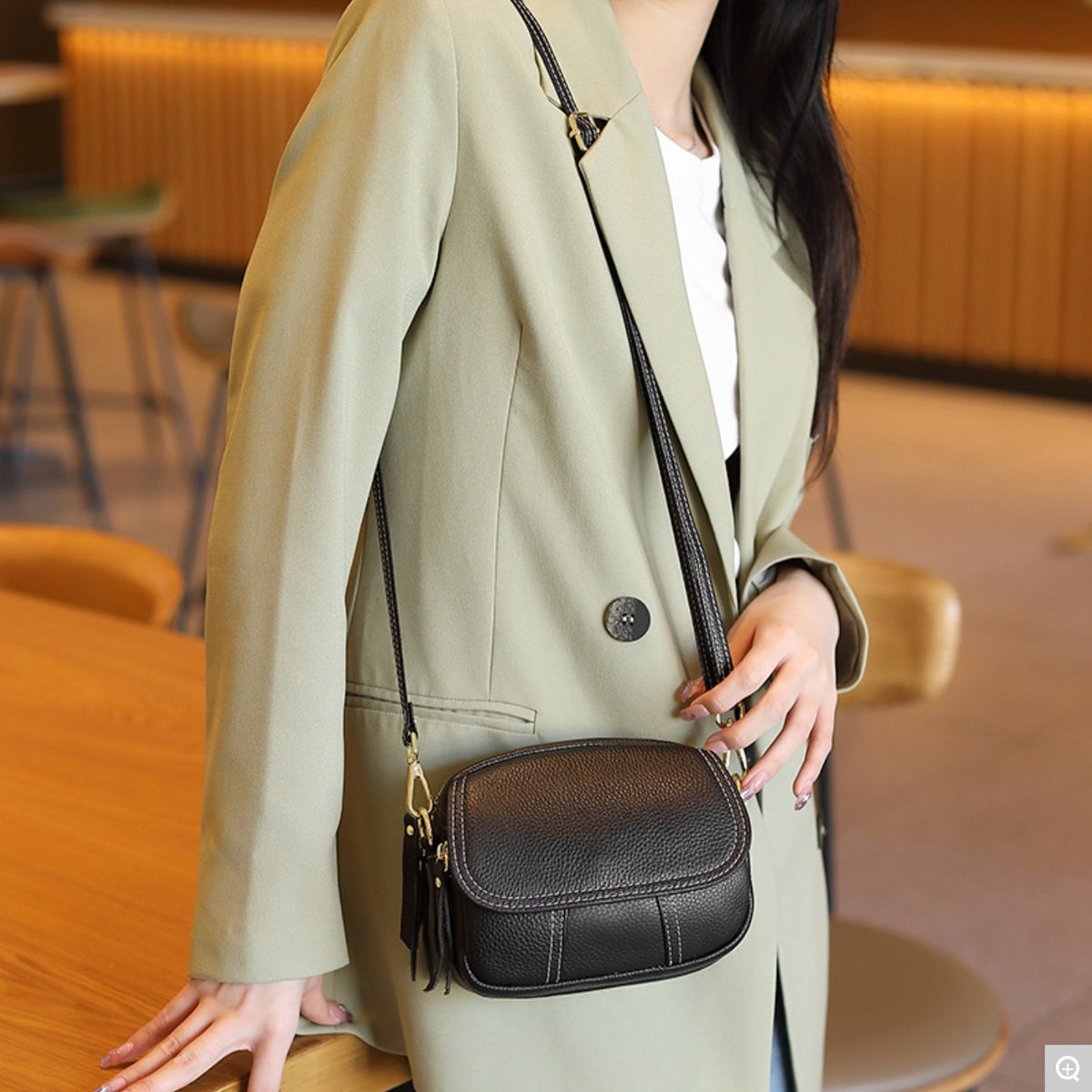 1992 Crossbody Bag – Full Grain Cowhide Leather