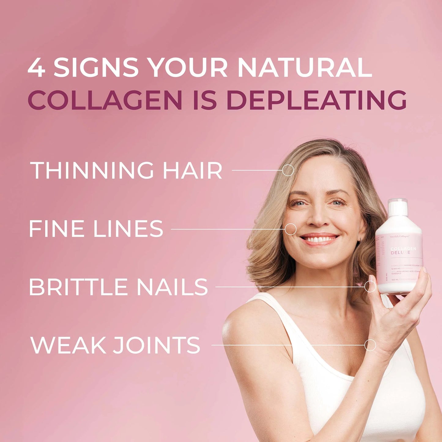 Swedish Collagen Vegan Liquid 500ml (Berries)