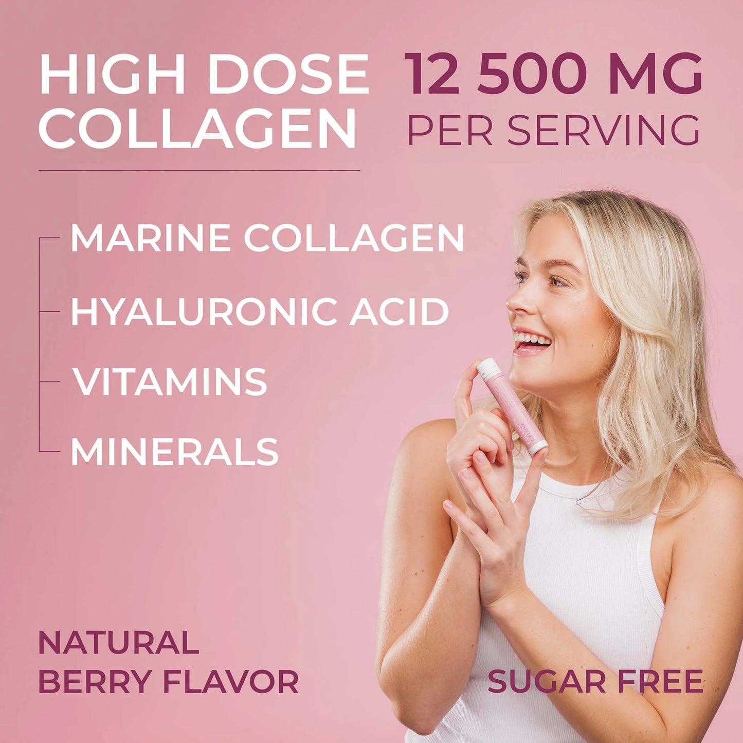 Swedish Collagen Deluxe Shot 25ml x 20 Shots (Berries)