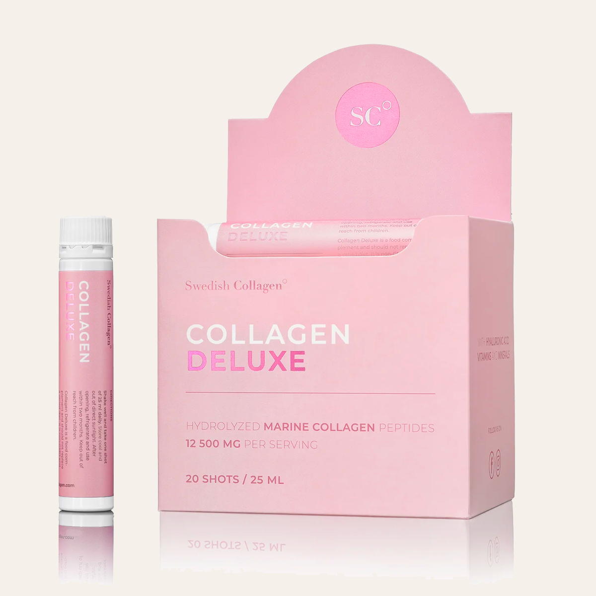 Swedish Collagen Deluxe Shot 25ml x 20 Shots (Berries)