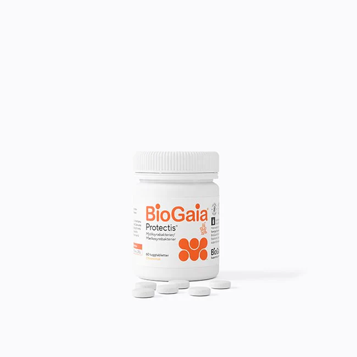 BioGaia, Protectis 60 Chewable Tablets (Lemon)