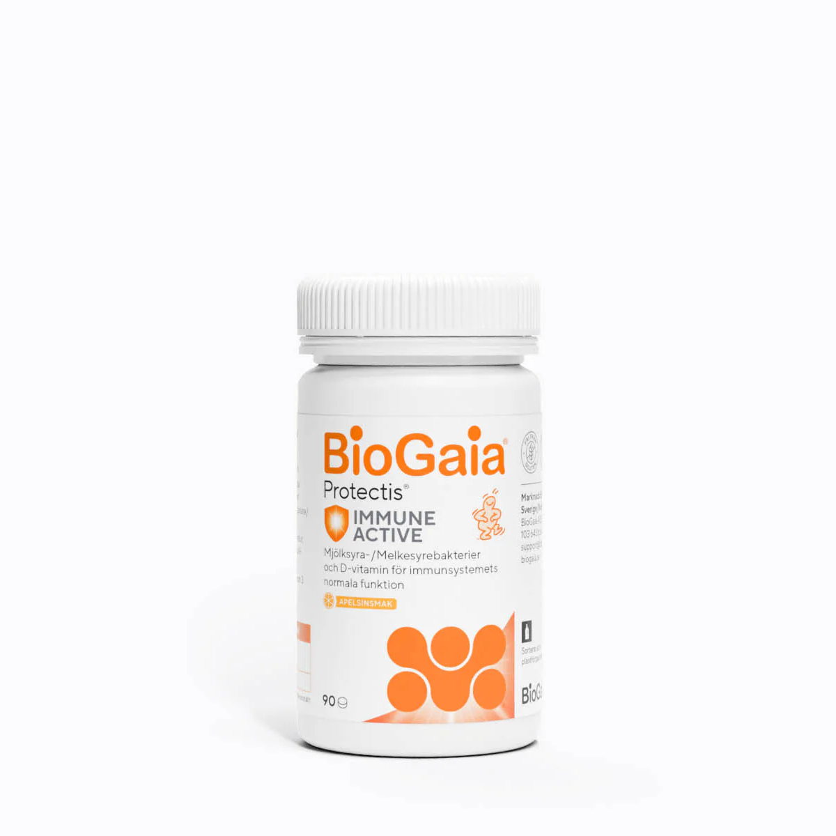 BioGaia, Protectis w/ Vitamin D 90 Chewable Tablets (Lemon)