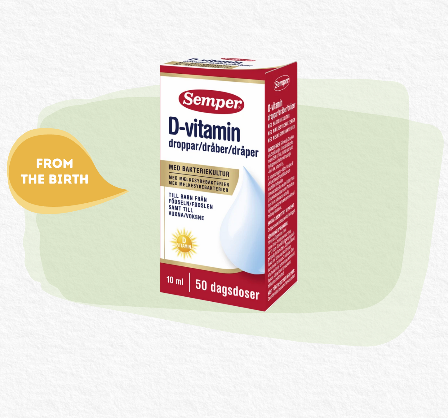 Semper, Baby Drops, For Colic & Digestive Comfort with Vitamin D (10 ml)