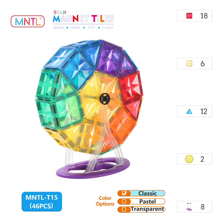 MNTL 46 Pieces Ferris Wheels Set (T15)