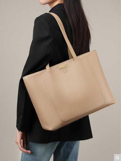 2328 Large-Capacity Tote Bag – Full Grain Cowhide Leather