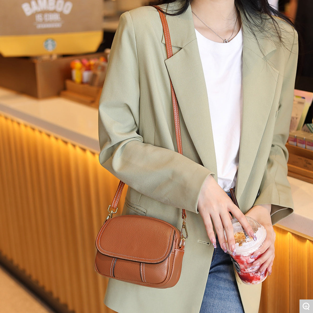 1992 Crossbody Bag – Full Grain Cowhide Leather