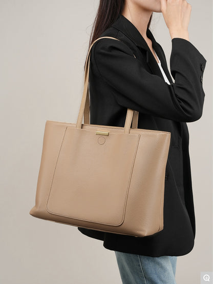 2328 Large-Capacity Tote Bag – Full Grain Cowhide Leather