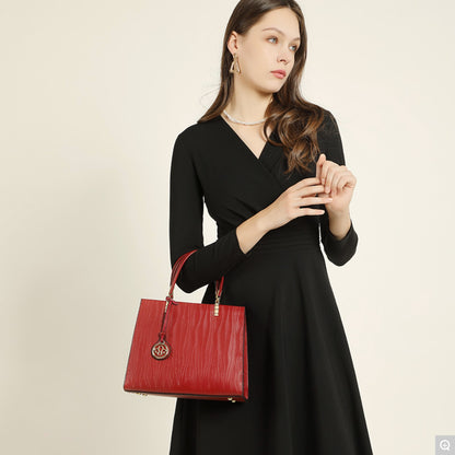 2111 Large-Capacity Handbag – Cowhide Leather