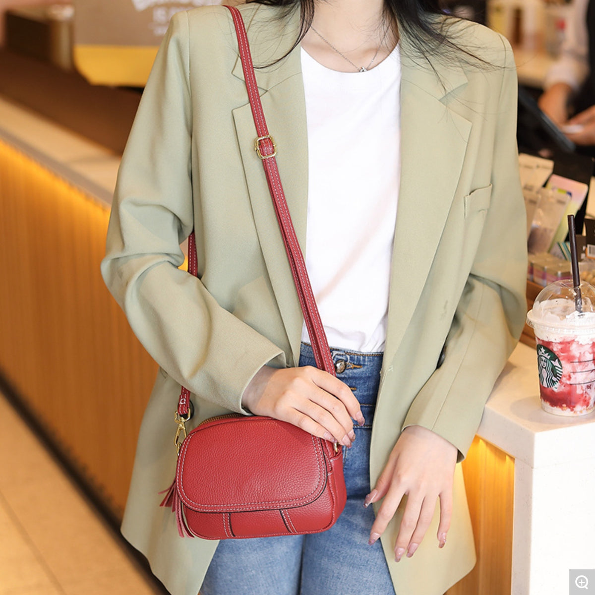 1992 Crossbody Bag – Full Grain Cowhide Leather