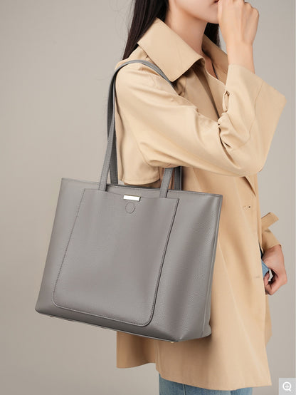 2328 Large-Capacity Tote Bag – Full Grain Cowhide Leather