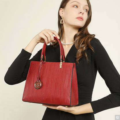 2111 Large-Capacity Handbag – Cowhide Leather