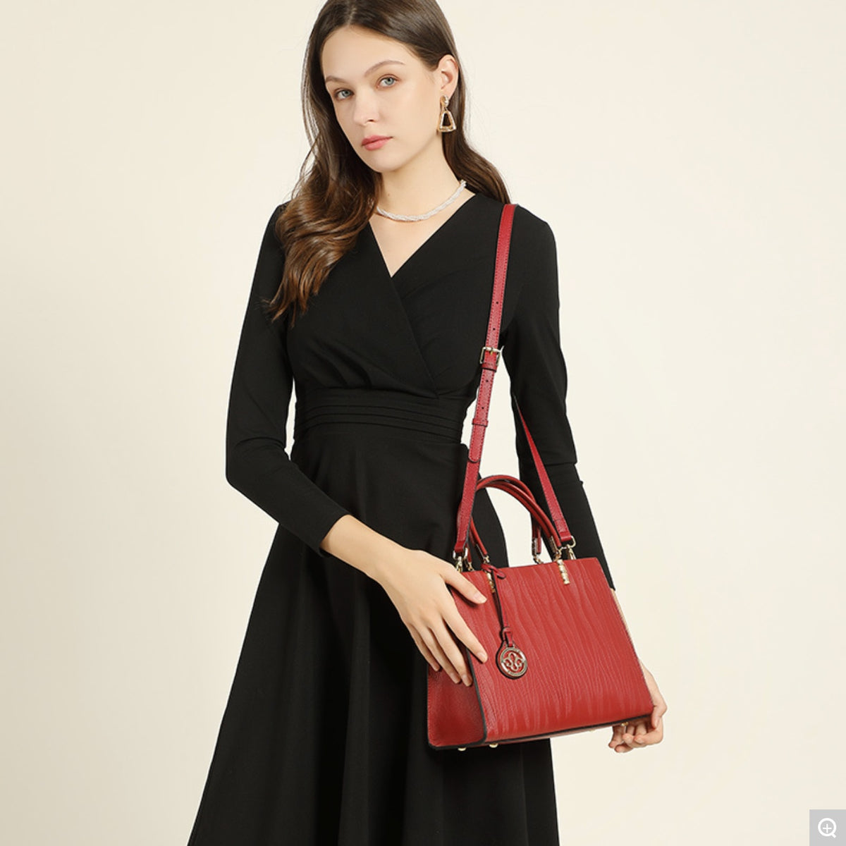 2111 Large-Capacity Handbag – Cowhide Leather