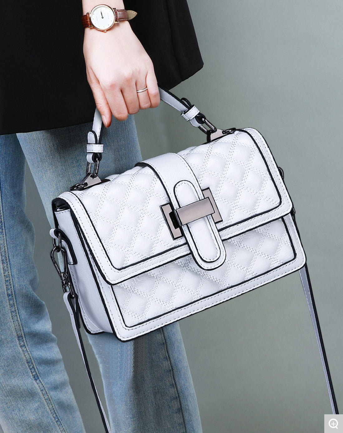 1816 Quilted Crossbody Bag – Full Grain Cowhide Leather