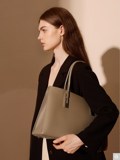 2305 Large-Capacity Tote Bag – Full Grain Cowhide Leather