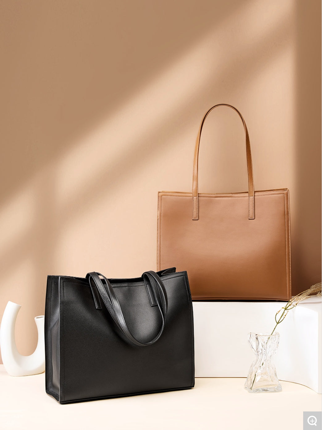 2302 Large-Capacity Tote Bag – Cowhide Leather