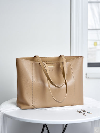 2328 Large-Capacity Tote Bag – Full Grain Cowhide Leather
