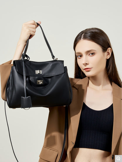 2727 Small Rodeo Lock Tote Bag – Cowhide Leather