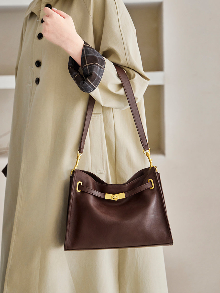 3320 Retro Crossbody Bag – Full Grain Cowhide Leather