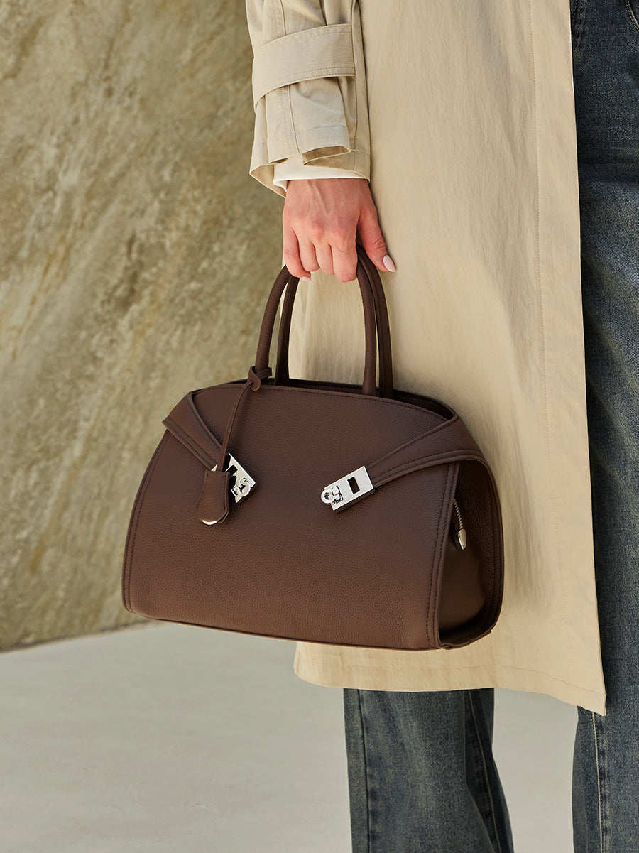 3397 Large-Capacity Tote Bag – Full Grain Cowhide Leather