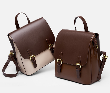 2287 Minimalist Large-Capacity Backpack – Cowhide Leather