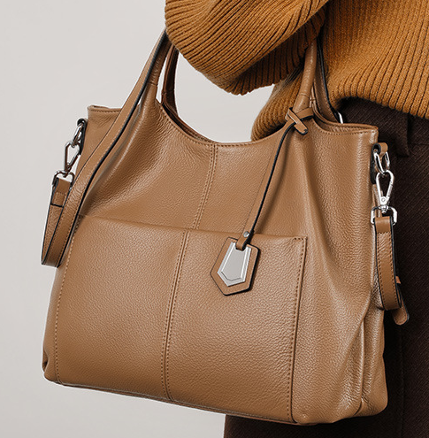 2576 Large-Capacity Tote Bag – Full Grain Cowhide Leather
