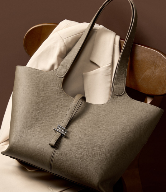 2661 Large-Capacity Tote Bag – Full Grain Cowhide Leather
