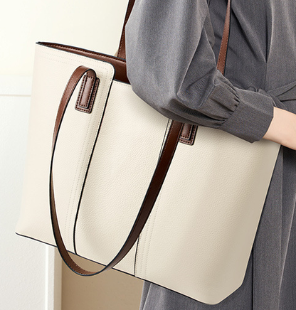2721 Large-Capacity Tote Bag – Full Grain Cowhide Leather