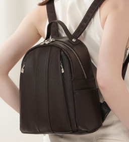 3019 Large-Capacity Backpack – Full Grain Cowhide Leather