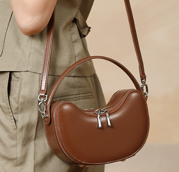 3073 Dumpling Bag – Cowhide Leather