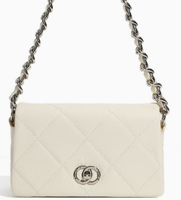 3136 Quilted Chain Bag – Cowhide Leather