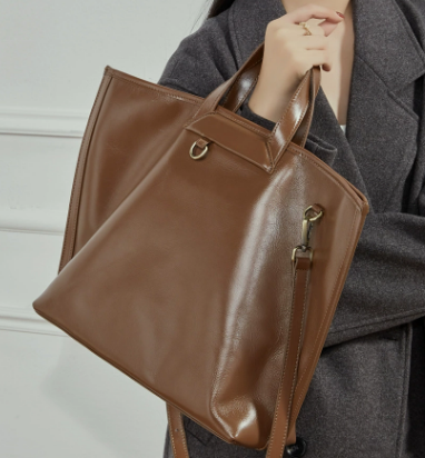 3231 Large-Capacity Tote Bag – Full Grain Cowhide Leather