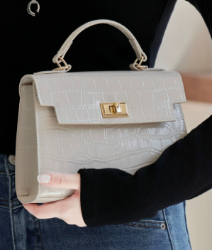 3256 Crossbody Bag – Split Cowhide Leather