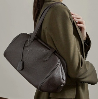 3292 Minimalist Large-Capacity Boston Bag – Full Grain Cowhide Leather