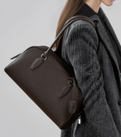 3308 Minimalist Bowling Bag – Full Grain Cowhide Leather