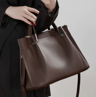 3310 Retro Minimalist Tote Bag – Full Grain Cowhide Leather