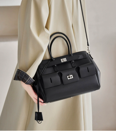 3337 Tote Bag – Split Cowhide Leather