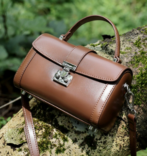 3532 Mini Box Bag – Cowhide Leather