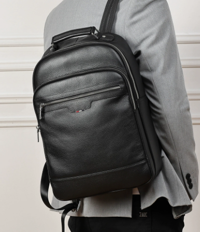 3556 Minimalist Large-Capacity Backpack – Full Grain Cowhide Leather