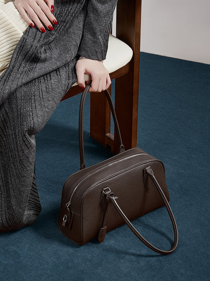 3308 Minimalist Bowling Bag – Full Grain Cowhide Leather