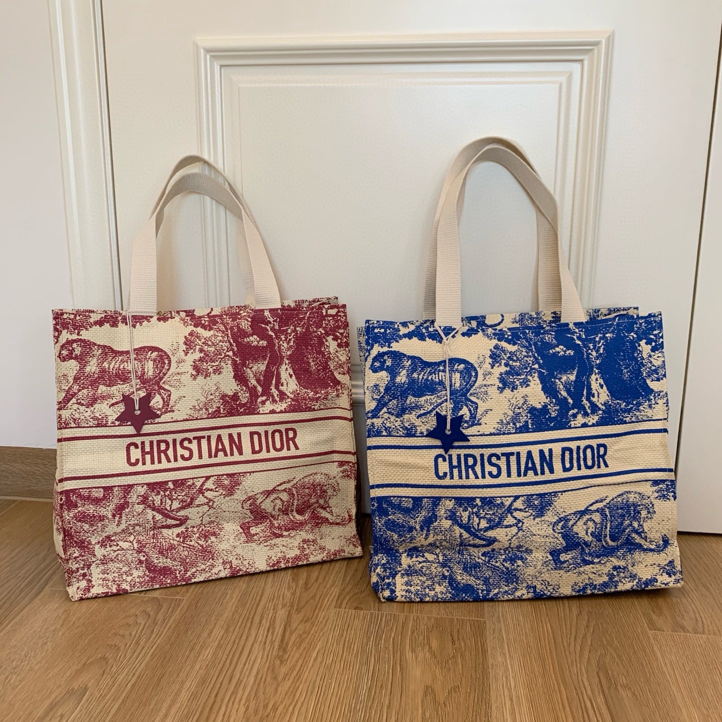 CHRISTIAN DIOR Vanity CarrierToile de Jouy Print