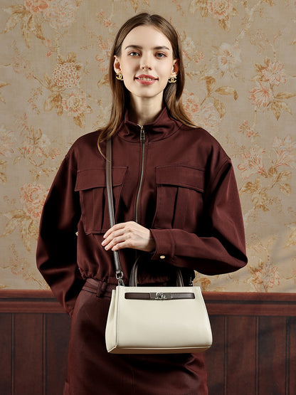 3352 Tote Bag – Split Cowhide Leather