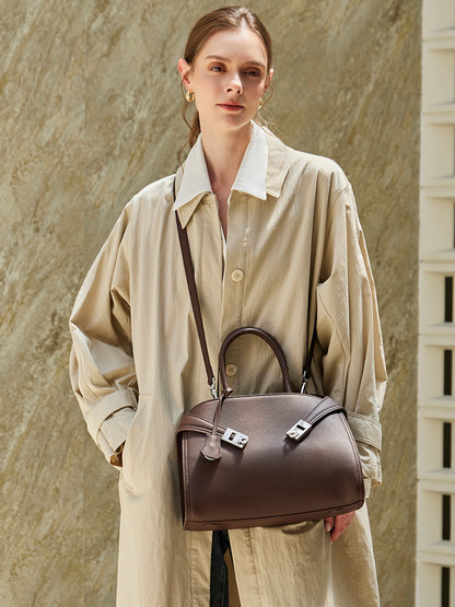 3397 Large-Capacity Tote Bag – Full Grain Cowhide Leather