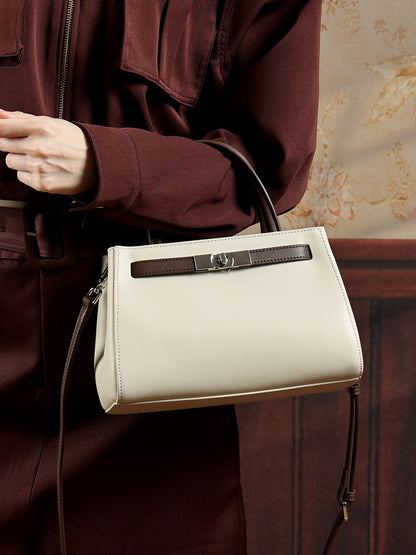 3352 Tote Bag – Split Cowhide Leather