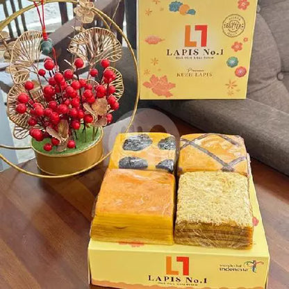 Lapis1 (Original Batam Lapis) - Premium Mix (Nutella, Prunes, Cheese, Original)