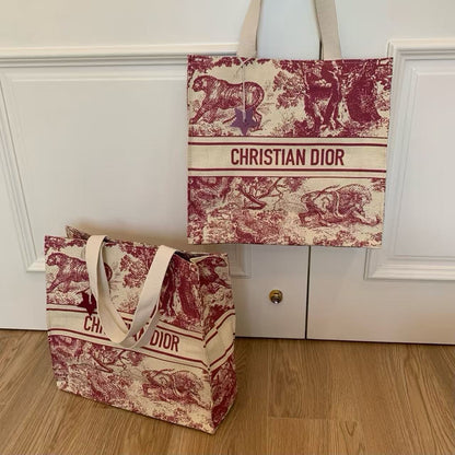 CHRISTIAN DIOR Vanity CarrierToile de Jouy Print