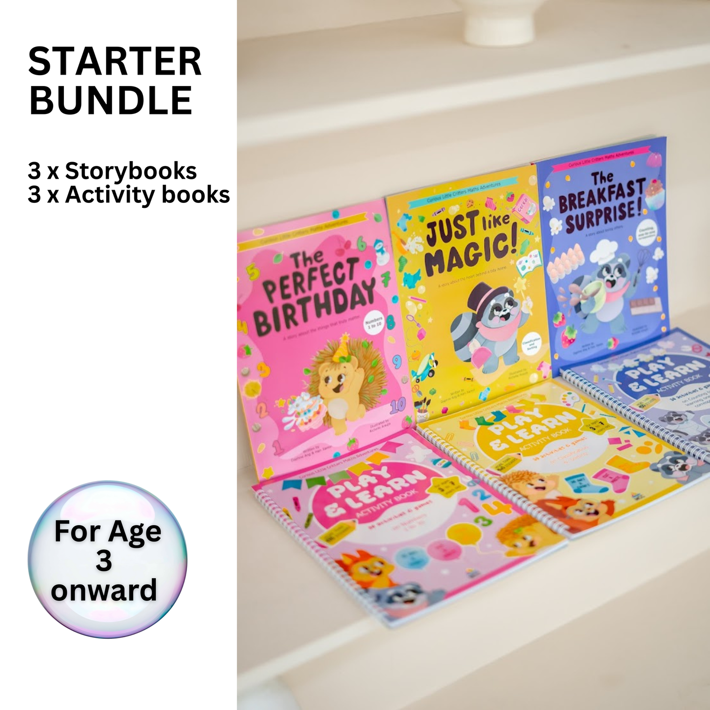 CURIOUS STARTER BUNDLE (6 BOOKS) [3Years On]