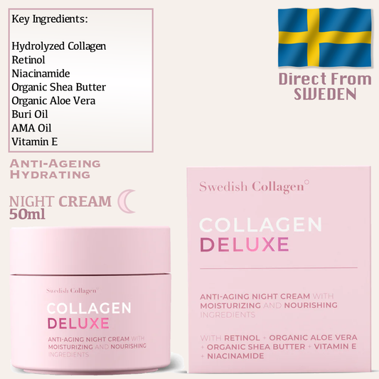 Swedish Collagen Deluxe Retinol NIGHT Cream 50ml