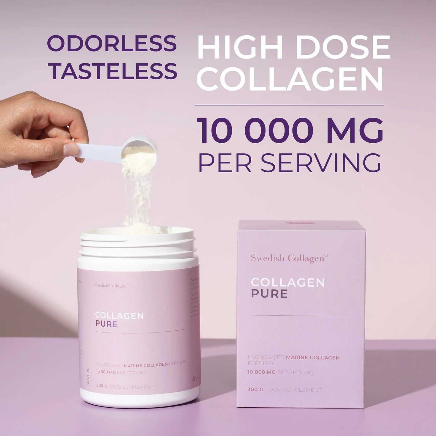Swedish Collagen Pure 300gm (Tasteless)