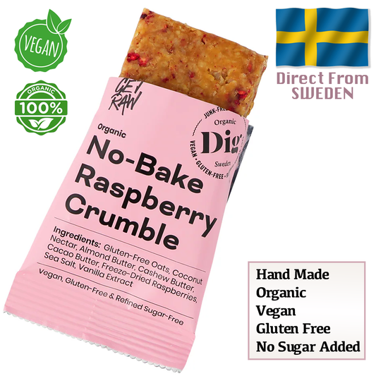 Dig Organic No-Bake Raspberry Crumble 35g